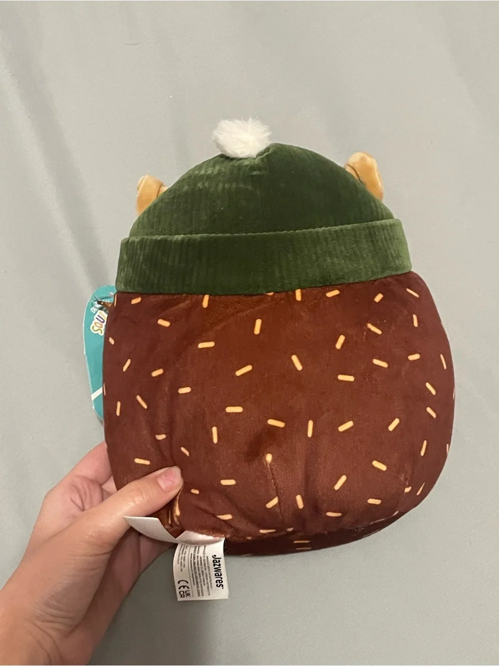 Squishmallows Hans Hedgehog Plush - Brown, Tan & Green